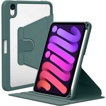 Zore Apple iPad Mini 2021 6. Nesil Uyumlu Koyu Yeşil Nayn Dönebilen Standlı Kılıf