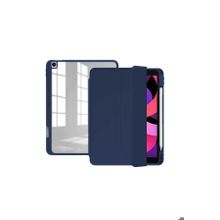 Zore Apple iPad Pro 10.5 7.Nesil Nort Arkası Şeffaf Standlı Lacivert Kılıf