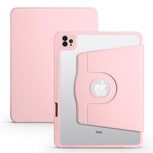 Zore Apple iPad Pro 11 2018 Uyumlu Pembe Termik Kalem Bölmeli Dönebilen Standlı Kılıf