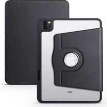 Zore Apple iPad Pro 11 2021 3. Nesil Uyumlu Siyah Termik Kalem Bölmeli Dönebilen Standlı Kılıf
