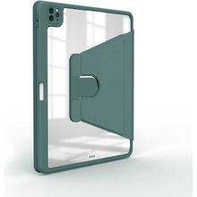 Zore Apple iPad Pro 11 2022 M2 Nayn Dönebilen Standlı - Koyu Yeşil Kılıf