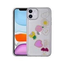 Zore Apple iPhone 11 Figürlü Desenli Işıltılı Sert Sos Kapak Kılıf