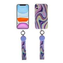 Zore Apple iPhone 11 Kılıf Desenli El Askılı İpli Zore Arte Silikon Kapak