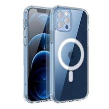 Zore Apple iPhone 11 Pro Magsafe Şarj Özellikli Şeffaf Sert PC Embos Kapak Kılıf