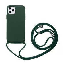 Zore Apple iPhone 11 Pro Max Ropi İpli Silikon Kılıf