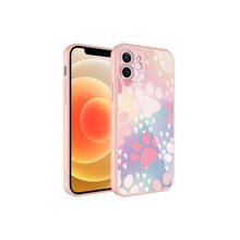 Zore Apple iPhone 11 Uyumlu Kamera Korumalı Desenli Sert Silikon Epoksi Kapak NO4 Cep Telefonu Kılıfı