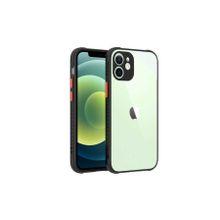 Zore Apple iPhone 12 ​​Kaff Kapak Siyah Cep Telefonu Kılıfı