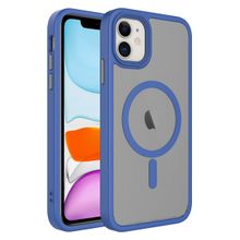 Zore Apple iPhone 12 Mat Arka Yüzey Wireless Şarj Özellikli Flet Magsafe Kapak Kılıf