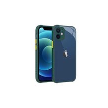 Zore Apple iPhone 12 Mini Uyumlu Koyu Yeşil ​​Kaff Kapak Kılıf