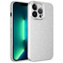 Zore Apple iPhone 12 Pro Kamera Korumalı Simli Lüks Koton Kapak Kılıf