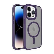 Zore Apple iPhone 12 Pro Mat Arka Yüzey Wireless Şarj Özellikli Flet Magsafe Kapak Kılıf