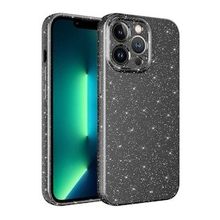 Zore Apple iPhone 12 Pro Max Kamera Korumalı Simli Lüks Koton Kapak Kılıf