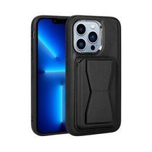 Zore Apple iPhone 12 Pro Max Kartlıklı Standlı ​Pu Deri Memo Kapak Kılıf