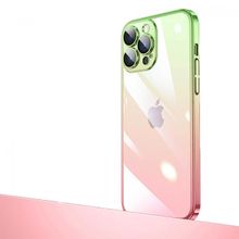 Zore Apple iPhone 12 Pro Max Parlak Renk Geçişli Kamera Korumalı Senkron Kapak Kılıf