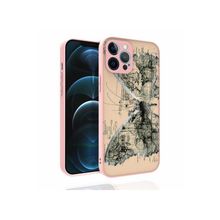 Zore Apple iPhone 12 Pro Max Uyumlu Desenli Kamera Korumalı Parlak Nora Kapak NO4 Cep Telefonu Kılıfı