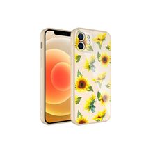 Zore Apple iPhone 12 Uyumlu Kamera Korumalı Desenli Sert Silikon Epoksi Kapak NO2 Cep Telefonu Kılıfı