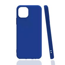 Zore Apple iPhone 13 Mini Uyumlu Biye Silikon Mavi Kılıf