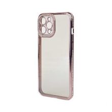 Zore Apple Iphone 13 Pro Kamera Korumalı Taşlı Mina Kapak Kılıf