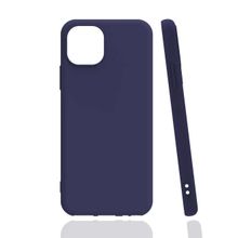 Zore Apple iPhone 13 Pro Max Uyumlu Lacivert Biye Silikon Kılıf