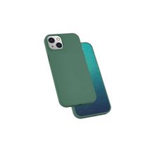 Zore Apple iPhone 13 Uyumlu Silk Silikon Koyu Yeşil Kılıf