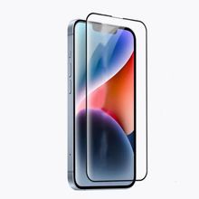 Zore Apple iPhone 14 Plus ​​​​​​​​​​​​​​​​​​​​​​​​Darbeye Dayanıklı Anti Statik Temperli Siyah Cam Ekran Koruyucu