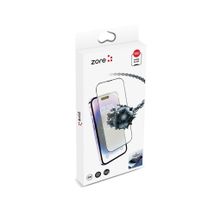 Zore Apple iPhone 14 Plus Hizalama Aparatlı Hadid Glass Siyah Cam Ekran Koruyucu