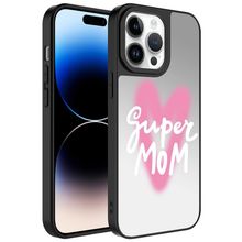 Zore Apple iPhone 14 Pro Aynalı Desenli Kamera Korumalı Parlak Mirror Kapak Kılıf