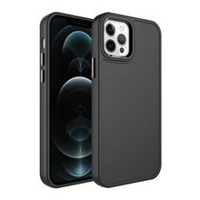 Zore Apple iPhone 14 Pro Max Metal Çerçeve Buton Tasarımlı Sert Botox Kapak Kılıf