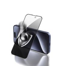 Zore Apple iPhone 15 Plus Uyumlu Rika Premium Privacy Temperli Cam Ekran Koruyucu