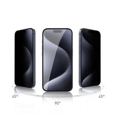 Zore Apple iPhone 15 Pro Uyumlu Rika Premium Privacy Temperli Cam Ekran Koruyucu