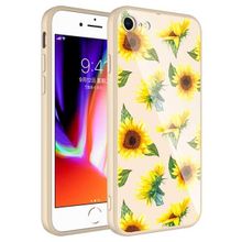 Zore Apple iPhone 8 Kamera Korumalı Desenli Sert Silikon Epoksi Kapak Kılıf