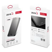 Zore Apple Uyumlu iPhone XS 5.8 Anti-Dust Mat Privacy Temperli Ekran Koruyucu