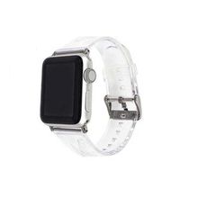 Zore Apple Watch 7 45 mm KRD-13 Şeffaf Silikon Kordon