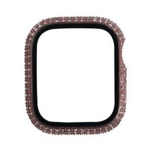 Zore Apple Watch 7 45 mm Watch Gard 24 Kenarları Taşlı Sert Pc Kasa ve Ekran Koruyucu