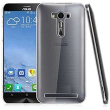 Zore Asus Zenfone 2 Laser Ze500kl Süper Silikon Kapak Şeffaf Kılıf