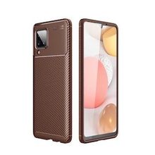 Zore Galaxy A12 Karbon Tasarım Negro Silikon Cep Telefonu Kılıfı