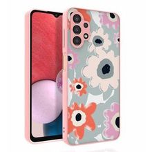 Zore Galaxy A13 4G Desenli Kamera Korumalı Parlak Nora Kapak Kılıf