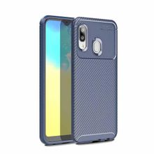 Zore Galaxy A20E Karbon Tasarım Negro Silikon Cep Telefonu Kılıfı