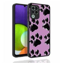 Zore Galaxy A22 4G Desenli Kamera Korumalı Parlak Nora Kapak Kılıf