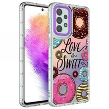 Zore Galaxy A23 Kamera Korumalı Renkli Desenli Sert Silikon Korn Kapak Kılıf