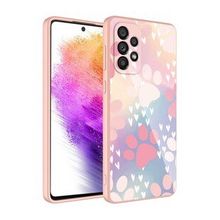 Zore Galaxy A73 Kılıf Kamera Korumalı Desenli Sert Silikon Epoksi Kapak