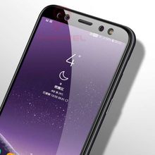 Zore Galaxy A8 2018 Kenarları Kırılmaya Dayanıklı Cam Ekran Koruyucu