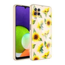 Zore Galaxy M12 Kamera Korumalı Desenli Sert Silikon Epoksi Kapak Kılıf