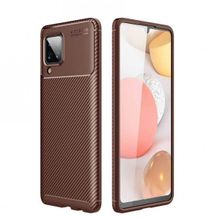Zore Galaxy M12 Karbon Tasarım Negro Silikon Cep Telefonu Kılıfı