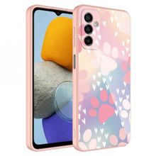 Zore Galaxy M23 Kamera Korumalı Desenli Sert Silikon Epoksi Kapak Kılıf