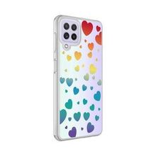 Zore Galaxy M32 M-Blue Desenli Kapak Kılıf