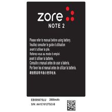 Zore Galaxy Note 2 A Kalite Uyumlu Batarya