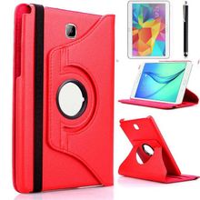 Zore Galaxy Tab A T580 10.1 Dönebilen Standlı - Kırmızı Kılıf