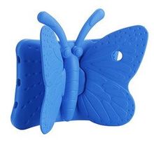 Zore Galaxy Tab A8 10.5 SM-X200 2021 Butterfly Standlı - Mavi Kılıf