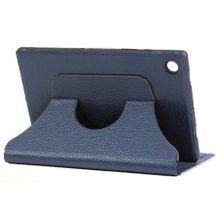 Zore Galaxy Tab A8 10.5 SM-X200 2021 Fest Dönebilen Standlı - Lacivert Kılıf